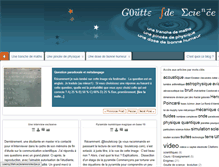 Tablet Screenshot of goutte-de-science.net